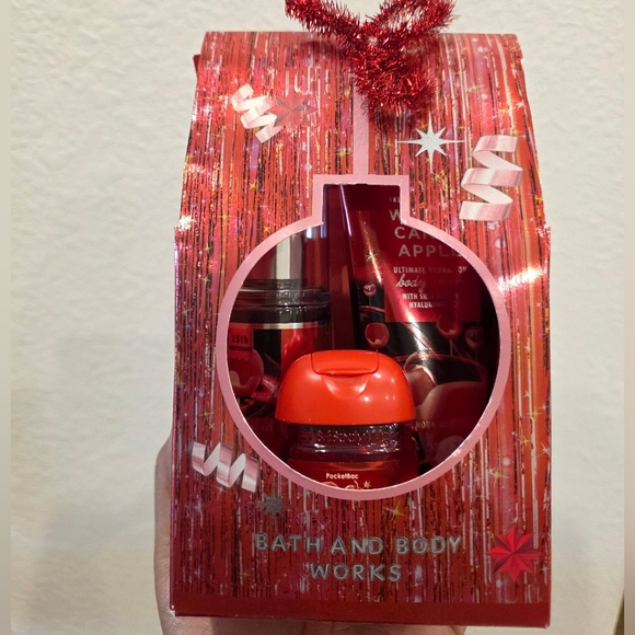 Bath & Body Works Other - Bath & Body Works Red Candy Apple Self Care Set